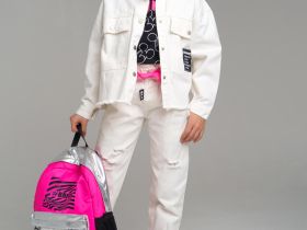 Куртка джинсовая oversize для девочки