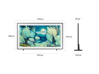 Телевизор Samsung 55" The Frame LS03F 4K, Процессор NQ4 AI Gen2, Vision AI Smart ТВ (2025) QE55LS03FAUXRU черный
