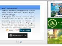 Библиотечный блог как средство организации внеурочной деятельности школьника