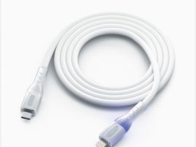 Кабель Red Line pro Shimmer USB-C / Apple Lightning 1 м Белый