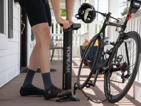 Насос напольный Topeak Joeblow Twin Turbo TJB-TT1 (черный)