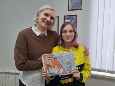 Итог проекта «Дети - детям»: в ЦДО Чернышевского создали раскраску якутской сказки «Карах-Симирики»