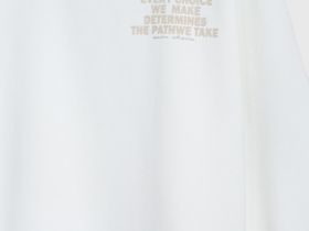 Базовый свитшот с принтом, Белый