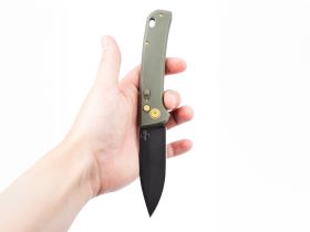 Автоматический складной нож Boker FRND OD Green, сталь D2, рукоять Grivory, зеленый