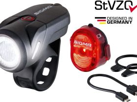Набор фонарей Sigma Aura 35 / Nugget II (красный / белый)
