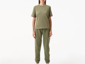 Женская футболка Lacoste свободного кроя из мягкого хлопка