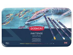 Набор карандашей чернильных Derwent "Inktense" 72 цв в метал кор