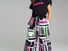 Брюки трикотажные для девочки (кюлоты)