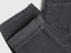 Вельветовые брюки Baggy для девочек, Серый