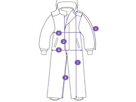 Комбинезон текстильный с полиуретановым покрытием для девочек