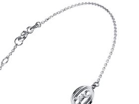 Браслет из серебра с бриллиантом э0601бр06210513