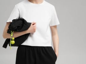 Футболка прямого кроя с эффектом варки