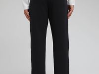 Трикотажные брюки прямого кроя