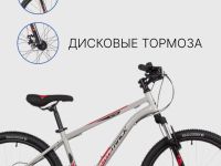 Подростковый велосипед Novatrack Action 24 Disc, год 2023, цвет Серый, ростовка 14