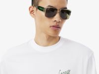 Мужская хлопковая Футболка Lacoste Classic Fit