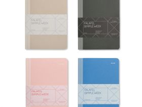 Еженедельник недатированный FALAFEL BOOKS "Simple week" А5 Black