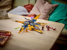 Ninjago 71833 Конструктор Суперштормовой самолет Раса и Арина