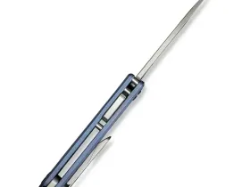 Складной нож WE Knife Tyro, сталь CPM 20CV, рукоять титан, синий