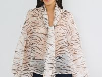 Блузка из лиоцелла с бантом-завязкой, Белый