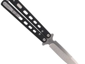 Складной нож Boker Plus Balisong 06EX002, Satin Finish 440C Steel, рукоять стеклотекстолит G-10, чёрный