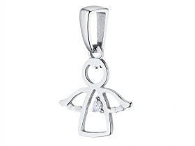 Подвеска из серебра с бриллиантом э0601пд03171700
