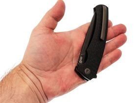 Складной нож TuoTown Utes PVD, сталь T10S, рукоять G10/Carbon Fiber