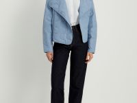 Куртка утепленная с v-образным вырезом