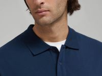 Поло из хлопка пике с коротким рукавом