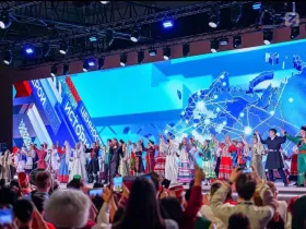 Якутский школьник принял участие в церемонии старта Года единства народов России