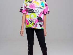 Фуфайка трикотажная для девочек (футболка)