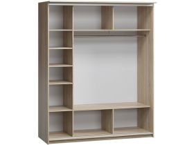 Шкаф-купе Байкал 3-160x200 Дуб Сонома 1 зеркало