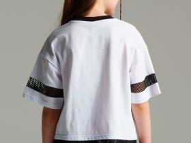 Фуфайка трикотажная для девочек (футболка)