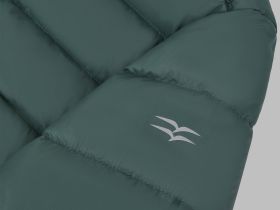 Стеганый пуховик с натуральным пухом