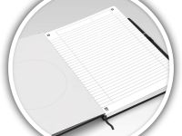 Блокнот в линейку OXFORD Signature A5 80 л твердая обложка синий