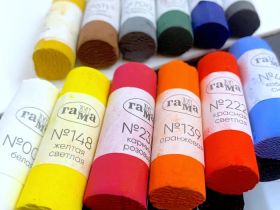 Пастель сухая Гамма, № 725 серая базальтовая, картон. упаковка