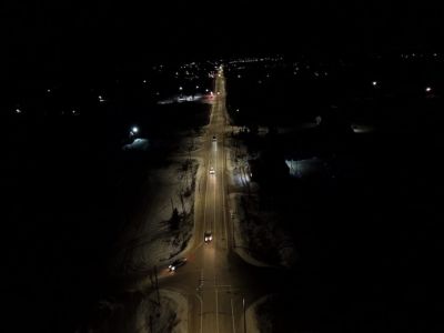 На трассе «Колыма» в Якутии установили 13,9 км освещения