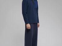 Толстовка-поло с накладным карманом