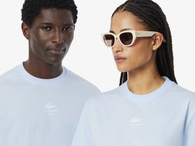 Хлопковая футболка Lacoste унисекс