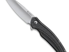Складной нож CRKT Ripple Grey, сталь Acuto 440, рукоять нержавеющая сталь 420J2