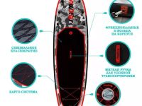 Надувная доска для SUP-бординга FUNWATER HONOR 11 Red