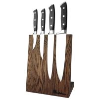 Подставка для ножей магнитная Woodinhome KS002SSOB, дуб, коричневый