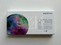Набор акварели с грануляцией Mairtini "Artists' Layered Granulating" 12 цветов по 5 мл