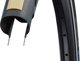 Велопокрышка Schwalbe Road Cruiser K-Guard 28" (черный / бежевый светоотражающая полоса 700x40c)