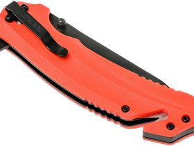 Складной нож Kershaw Barricade, сталь 8Cr13MoV, рукоять GFN, оранжевый