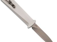 Автоматический нож Daggerr Кощей Slim SW, сталь D2, рукоять белый алюминий