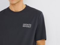 Футболка с цветочным принтом, Серый