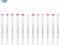 Набор маркеров для скетчинга MESHU 12 цв, ягодные цвета