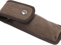 Нож грибника складной Opinel №8, нержавеющая сталь Sandvik 12C27, рукоять дуб, чехол + деревянный футляр, 001327