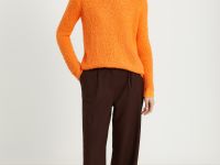 Джемпер свободного силуэта с шерстью