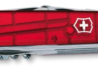 Нож перочинный Victorinox SWISS CHAMP 91мм полупрозрачный красный